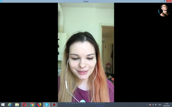 Little mutual Skype fun with this sexy lady - Stickam Videos