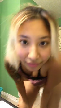 Massaging my big boobs with cream - Snapchat Videos