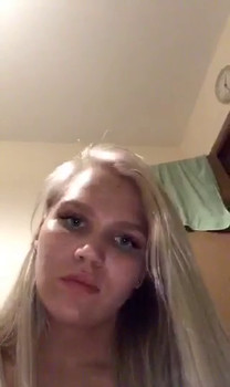 thumbelina nervous first time video masturbating - Snapchat Videos